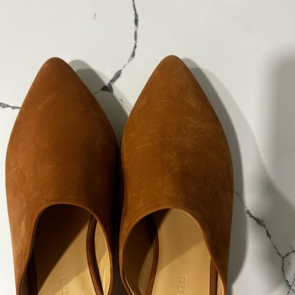 Jenni Kayne Oiled Leather Kitten Heel Mule NWOT - Picture 9 of 9